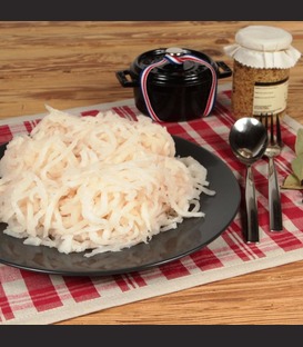 Rave d'Alsace cuisiné à la graisse d'oie