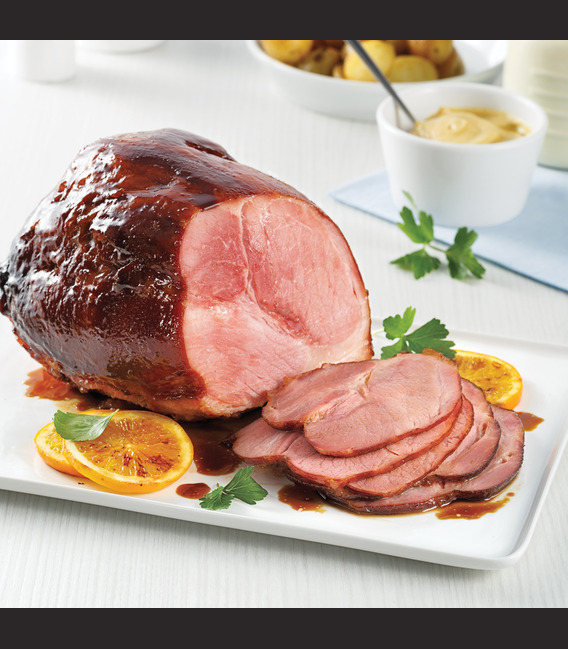 Jambon arrière en tranches