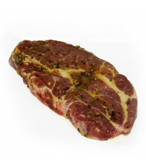 Tranche de porc (cou) mariné