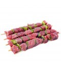 Brochette de boeuf mariné