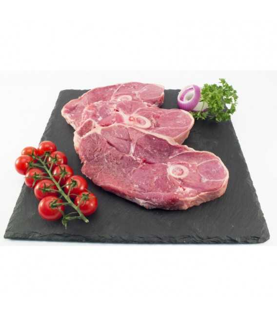 Tranche de gigot d'agneau marinée