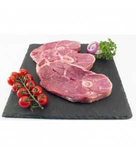 Tranche de gigot d'agneau marinée