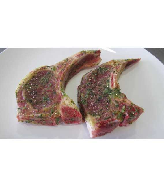 Côtelette d'agneau marinée