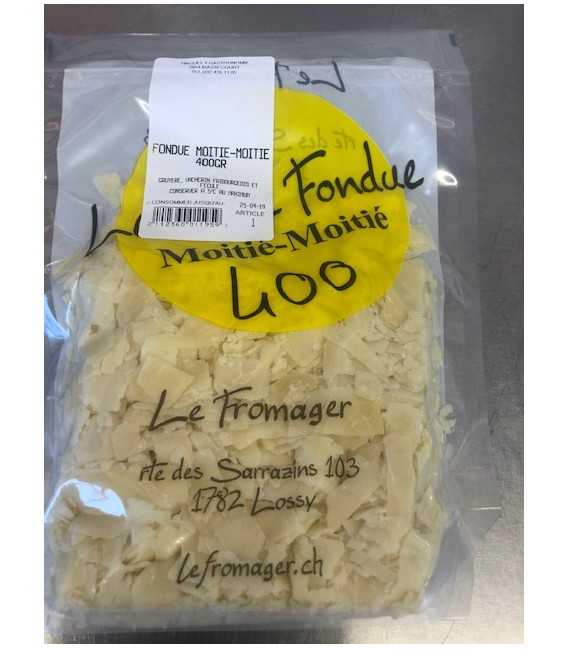 Fondue moitié-moitié Fribourgeoise