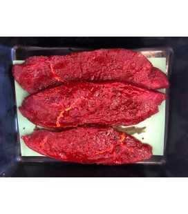 Steak de cheval mariné