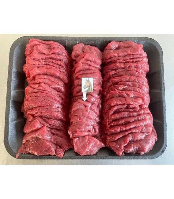 Fondue chinoise de cheval fraîche