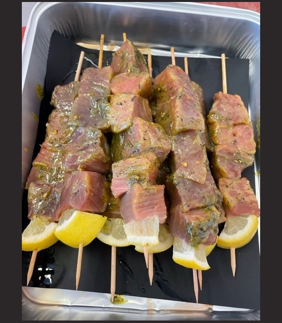 Brochette de thon